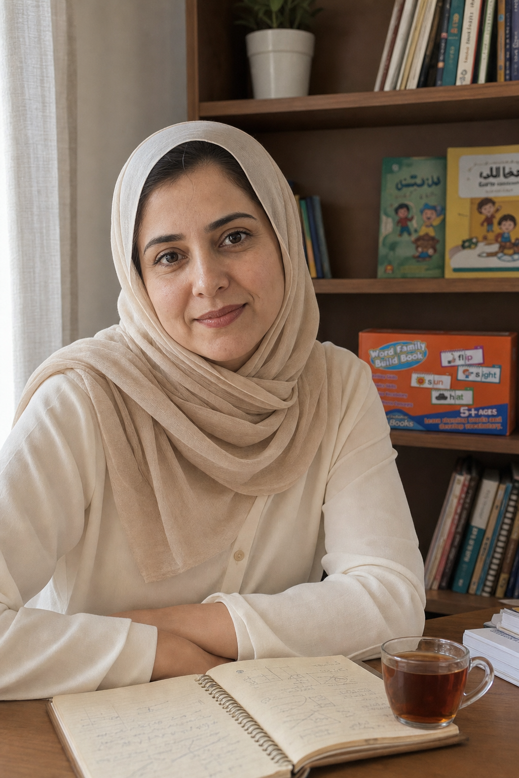 PHOTO: Nour, founder of Awwal Kelmah.